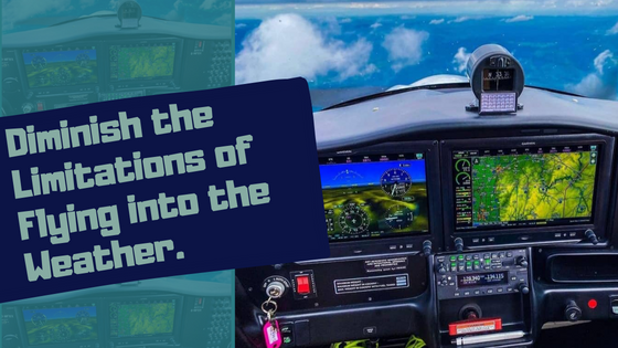 An instrument rating allows you to fly through various weather conditions by limiting restrictions.